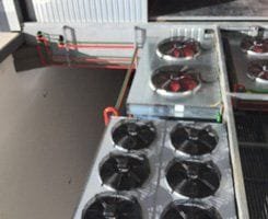 מפזרי חום של יחידות קירור, מבט מלמעלה